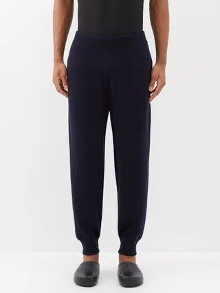 Drawstring Cashmere-blend Track Pants