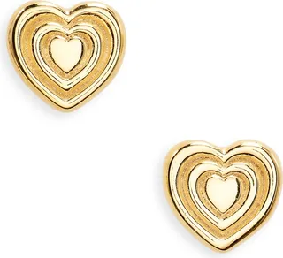 Heart Stud Earrings