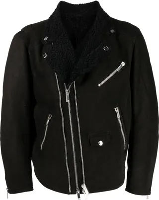 Suede Biker Jacket