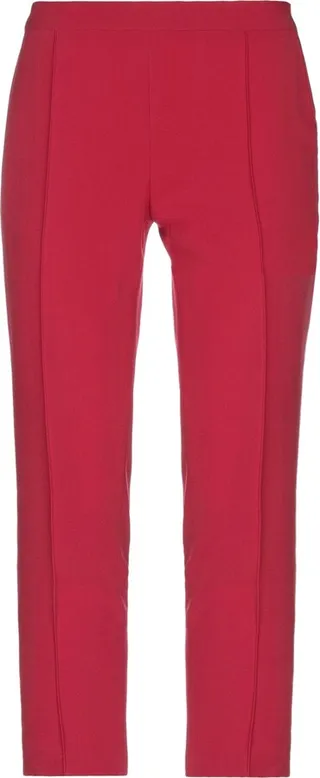 Cropped Pants Brick Red