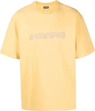 Raphia embroidered logo T-shirt