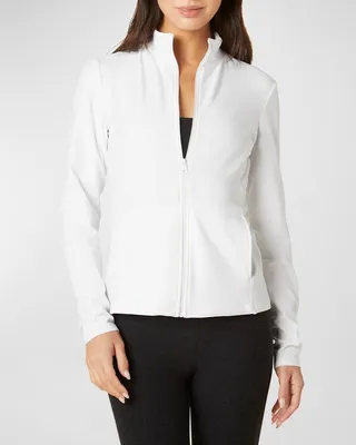 On the Go Mock-Neck Jacket