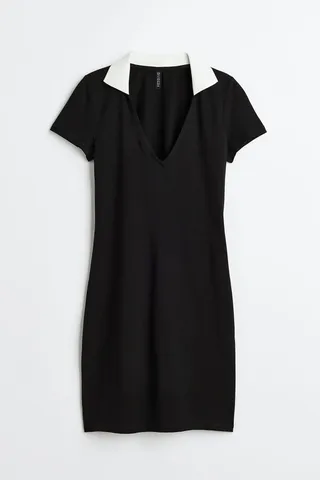 Collared Bodycon Dress
