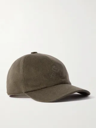 Logo-Embroidered Storm System® Cashmere Baseball Cap