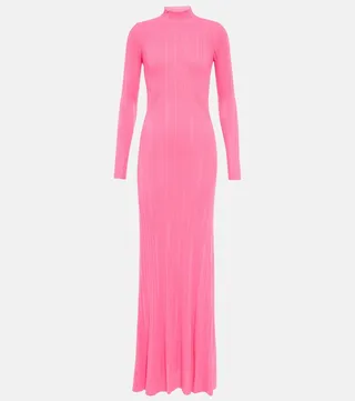 La Robe Lenzuolo ribbed-knit maxi dress