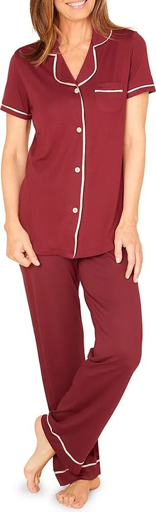 Bella 2-Piece Pima Cotton Blend Pajama Set