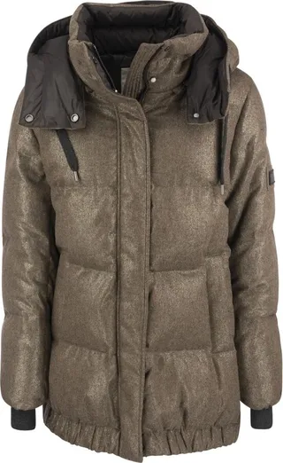 Brunello Cucinelli Drawstring Hooded Puffer Jacket