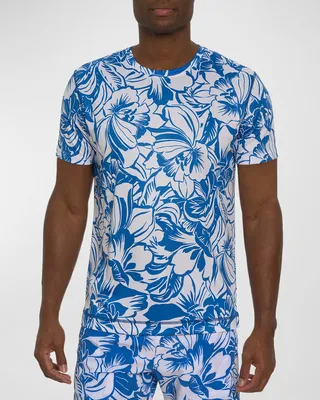 Men's Hibiscus Performance Knit T-Shirt