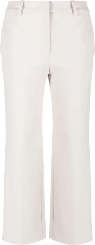 Cropped Straight-Leg Trousers