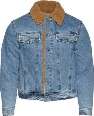Denim Shearling-Lining Jacket