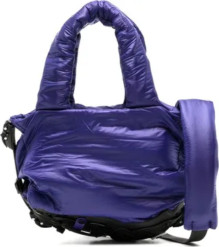 Metallic-Effect Messenger Bag