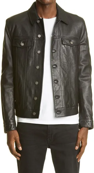 Leather Trucker Jacket