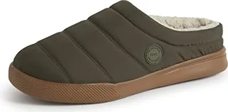 Dearfoams Men's Andre Indoor Outdoor Memory Foam Sport Lounge Clog Slipper