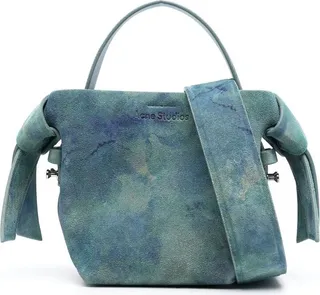 Tie-Dye Pattern Suede Bag