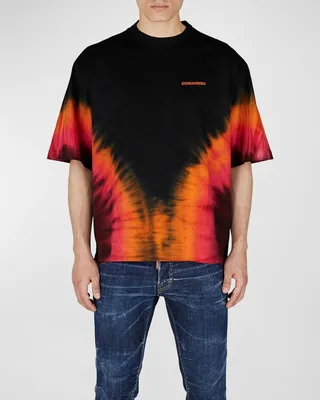 Men's Flame Drop Tie-Dye T-Shirt