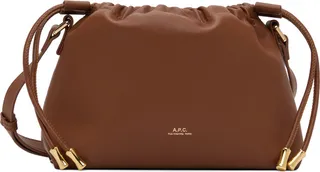 A.P.C. Brown Mini Ninon Bag