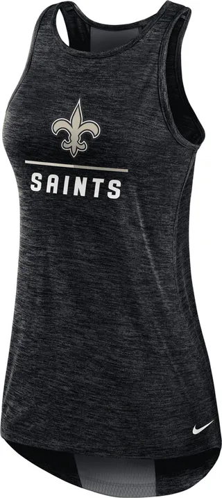 Nike Women's Dri-FIT (NFL New Orleans Saints) Tank Top in Black