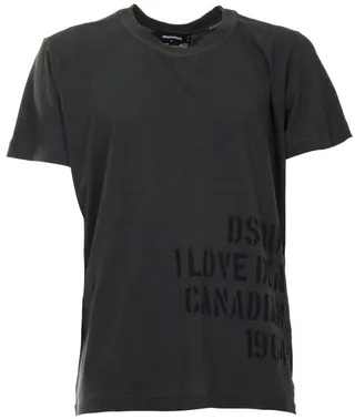 Dsquared2 Slogan Print Crewneck T-Shirt