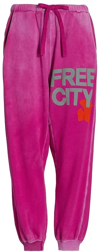 Sunfade Cotton Logo Sweatpants