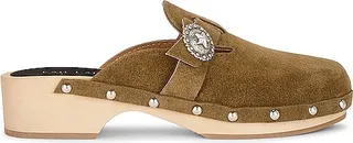 Allegra Suede Clog