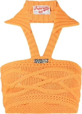 Halterneck Knitted Top