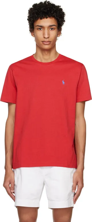 Polo Ralph Lauren Red Crewneck T-Shirt