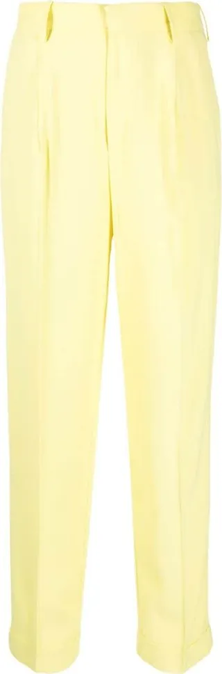 High-Waist Cropped Trousers