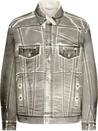 Dolce & Gabbana Printed Denim Jacket