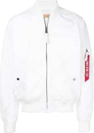 Zipped Bomber Jacket