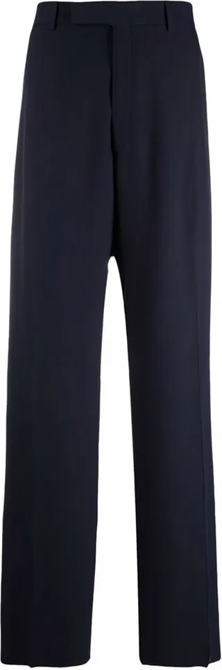 Mid-Rise Straight Trousers