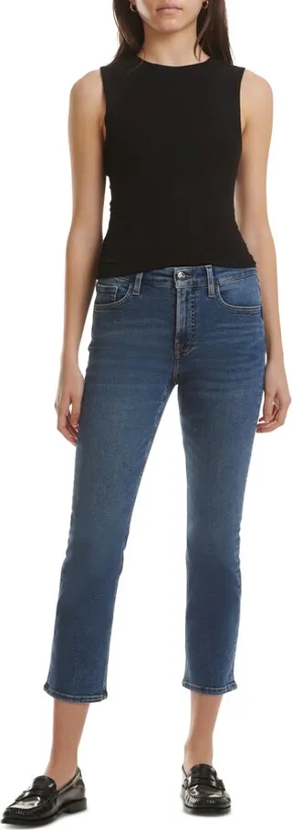 JEN7 by 7 For All Mankind Women's Slim-Straight Ankle Jeans