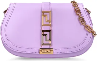 Small Greca Goddess leather shoulder bag