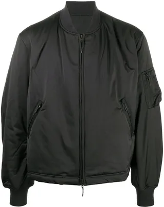 Padded Logo Bomber Jacket