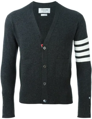 4-Bar Cashmere Cardigan