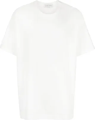 round-neck cotton T-shirt