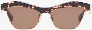 Cat-eye Tortoiseshell-acetate Sunglasses