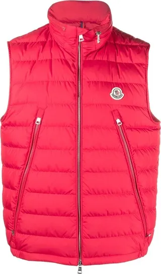 Logo-Patch Padded Vest