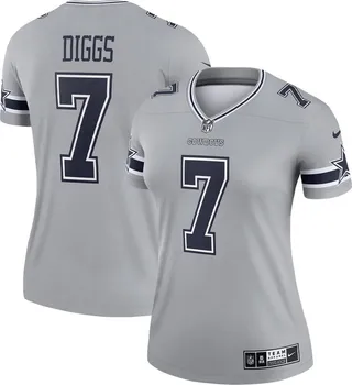 Women's Nike Trevon Diggs Silver Dallas Cowboys Inverted Legend Jersey