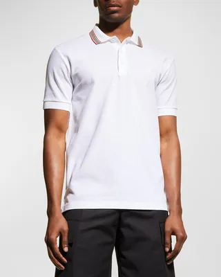 Men's Pierson Check Trim Polo Shirt