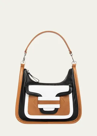 Alph Day Colorblock Zip Shoulder Bag