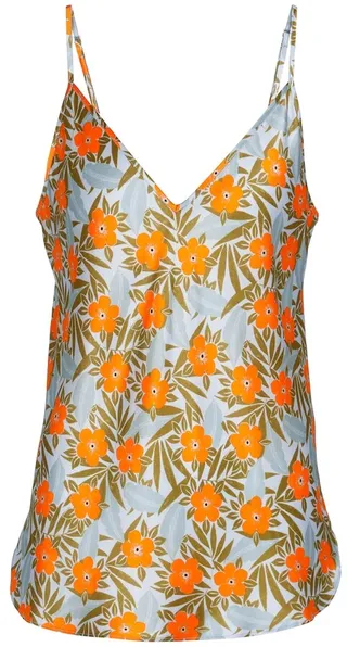 Stella floral silk satin camisole