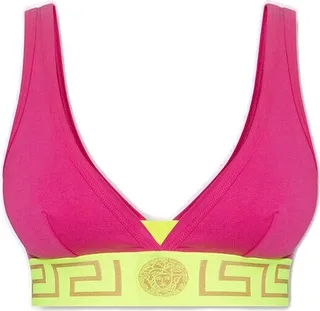 Versace Medusa Band V-Neck Bra