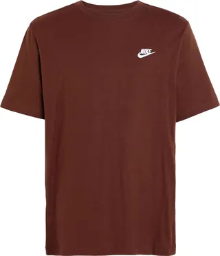 Nike Sportswear Club Men's T-shirt T-shirt Brown