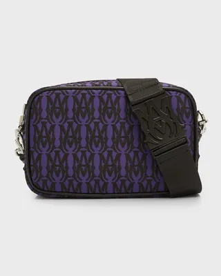 Men's MA-Monogram Crossbody Bag