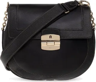 Furla Club Logo Detailed Crossbody Bag