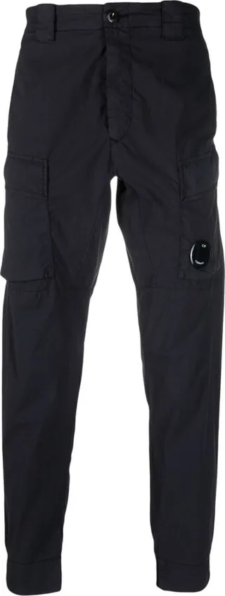 Logo-Patch Tapered Trousers
