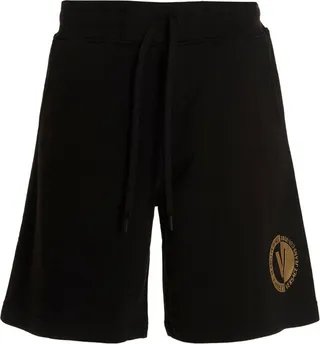 Versace Jeans Couture High-Waist Drawstring Shorts