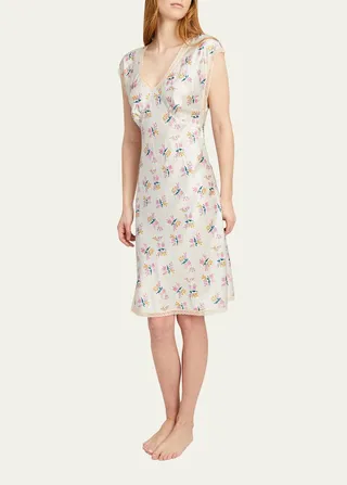 Cordelia Floral-Print Nightgown