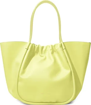 XL ruched tote bag