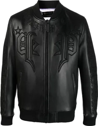 Leather Bomber Jacket